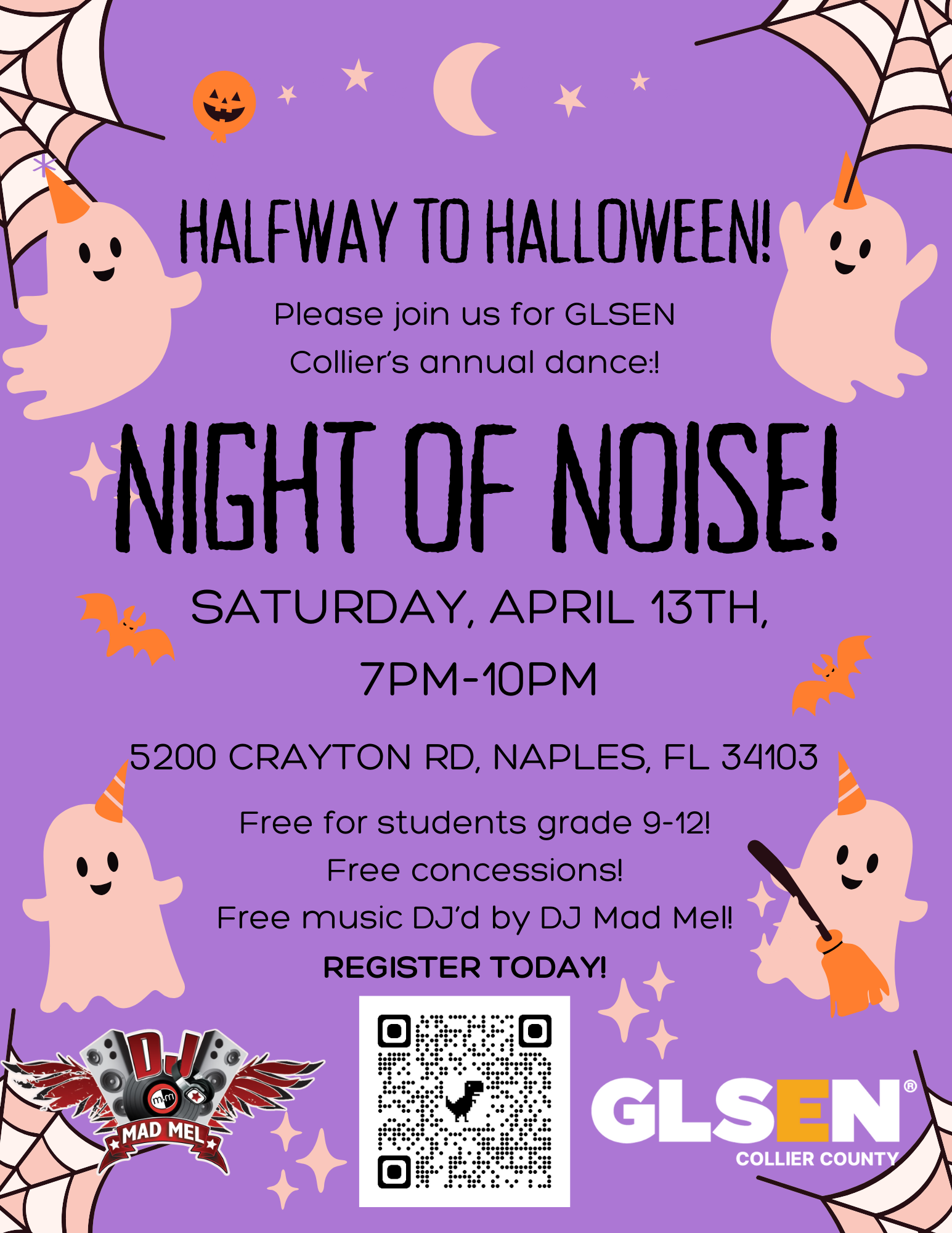 GLSEN Night of Noise flyer