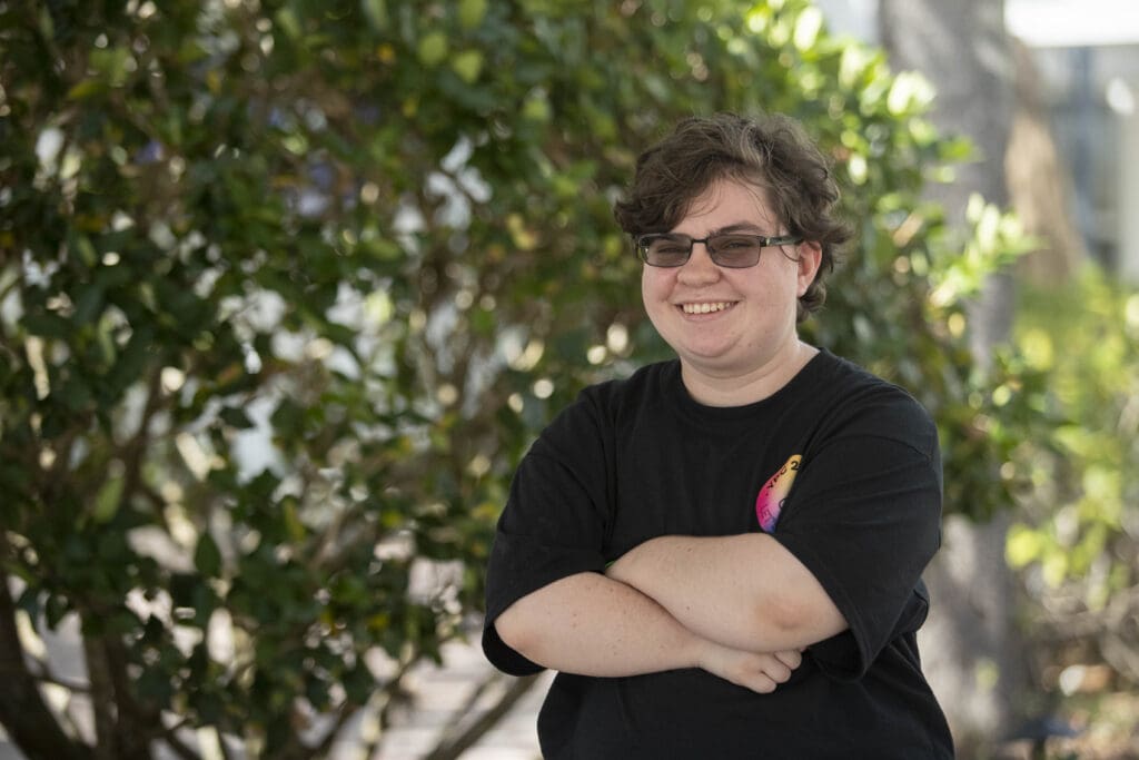 Ollie Saunders 1 Students, vendors and volunteers participate in the 2023 Youth Pride Conference sponsored by GLSEN Collier County on Saturday, March 25, 2023, in Naples.